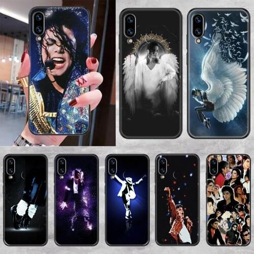 Michael Jackson Phone case For Huawei Honor 6 7 8 9 10 10i 20 A C X Lite Pro Play black soft waterproof trend cell cover pretty