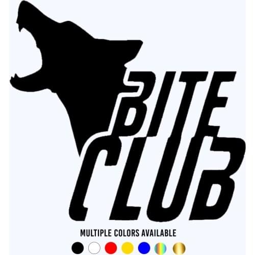 CK20694# Die-Cut Vinyl Decal Bite Club Car Sticker Waterproof Auto Decors on Car Body Bumper Rear Window