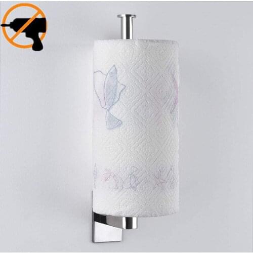 Stainless Steel Toilet Paper Holder Home Hotel Bathroom Kitchen Roll Paper Accessory Tissue Towel Rack