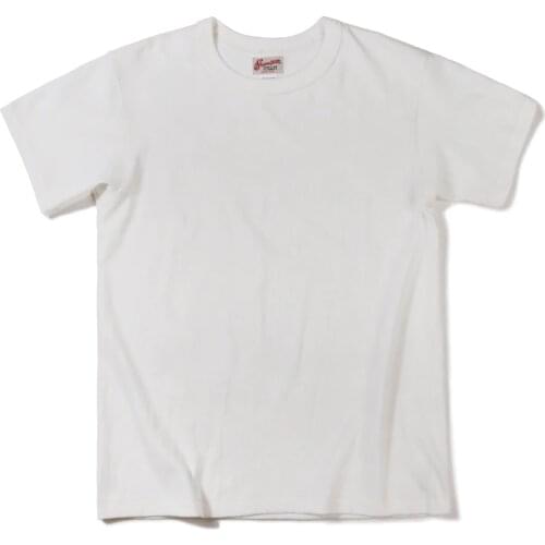 Bronson Tubular T-Shirts Heavyweight Short Sleeve Crew Neck Summer Mens Basic Tee