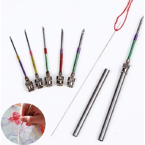 DIY Tool Embroidery Needles Crochet Hook Bead Embroidery Tool Hand Embroidery Needle