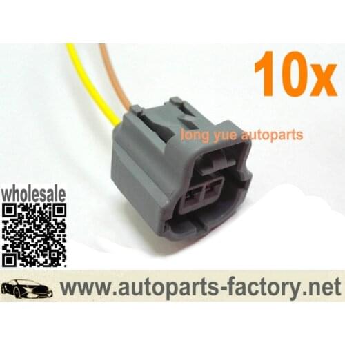 Longyue 10pcs Coolant Temperature Temp Sensor Connector Pigtail Case For Toyota 12"