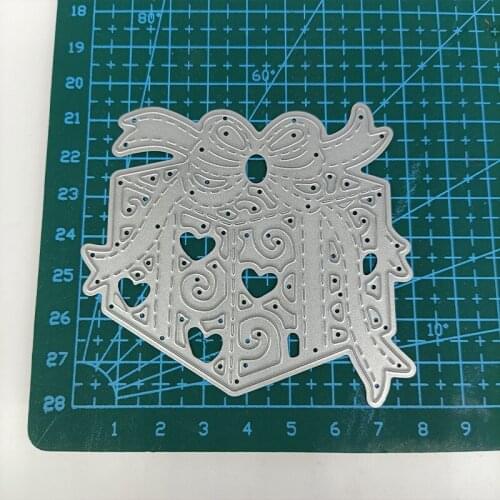 Metal Cutting Dies Lace Heart Gift DIY Stencil Scrapbooking Photo Album Embossing Paper Card Making Decor 2021 Punch Template