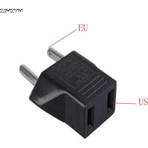 Travel Converter Adapter US to EU Adapter Converter Changeover Plug Conversion plug 2 Pin AC Power Plug Adaptor Connector