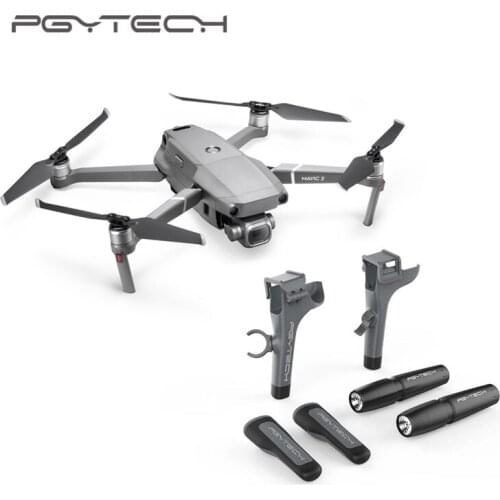 PGYTECH Quick Release High Strength Legs Landing Gear Extension Led Headlamp Sets for DJI Mavic 2 Camera Drone Accessories