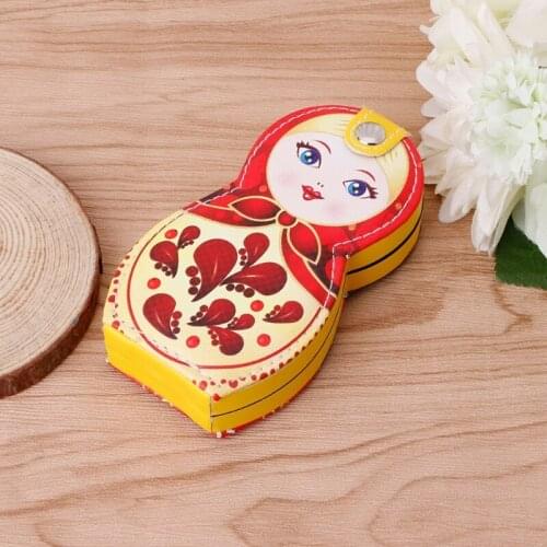 2021 New 6Pcs Professional Manicure Cleaner Case Cuticle Clipper Pedicure Russian dolls