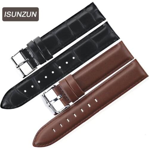 Top Standard Calfskin Leather Watch Strap Watchband 13 17 18 19 20 mm Genuine Leather Watchbands For Daniel Wellington DW