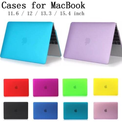 Christmas Gift !!! Matte Crystal Protector Hard case cover for Apple Macbook Air Pro Retina 11 12 13 15 inch Laptop Shell