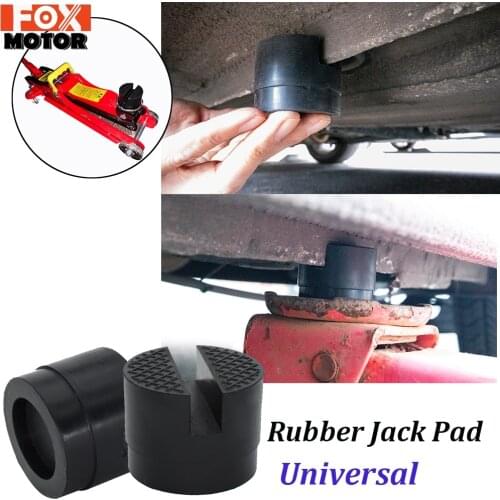1pc Universal Car Lifting Tool Rubber Support Pad Jack Pad Stand Slotted Adapter Vehicle Maintenance Protector