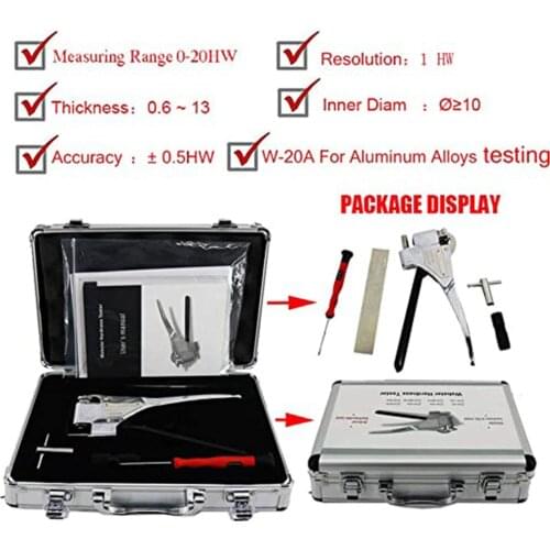 W-20 Webster Hardness Tester for Aluminum Alloys Webster Hardness Tester