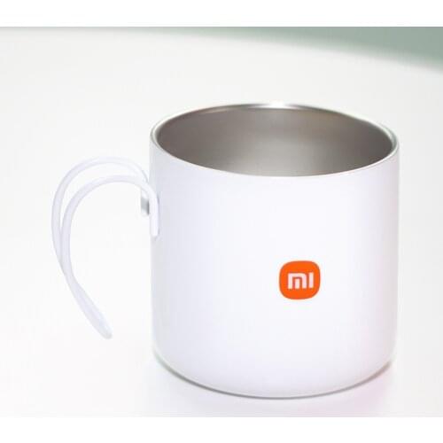 Xiaomi Custom Stainless Steel Mugs Cups White Reusable Tea Iced Coffe Cup Hot Cold Usages Travel Hiking Luxury NEW Arrival 2021