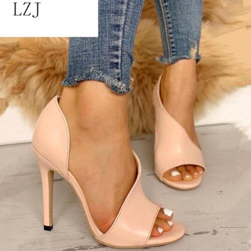 HOT Hollow Women Pumps Snake New Shoes Sexy High Heels Ladies Party Stiletto & Enlargers Female Wedding Print Zapatos Luxury