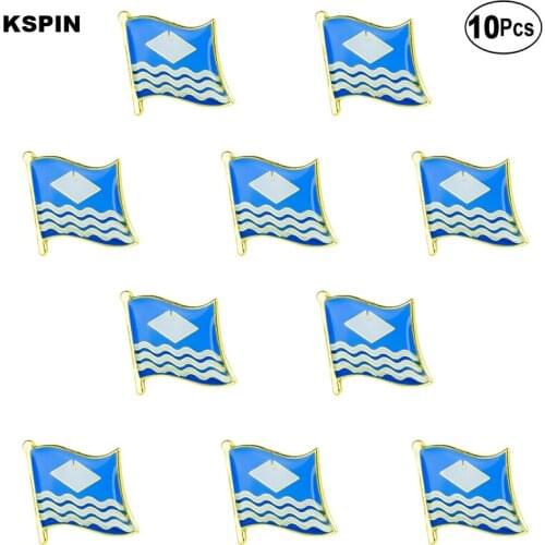 ISLE OF WIGHT Lapel Pin Flag badge Brooch Pins Badges 10Pcs a Lot