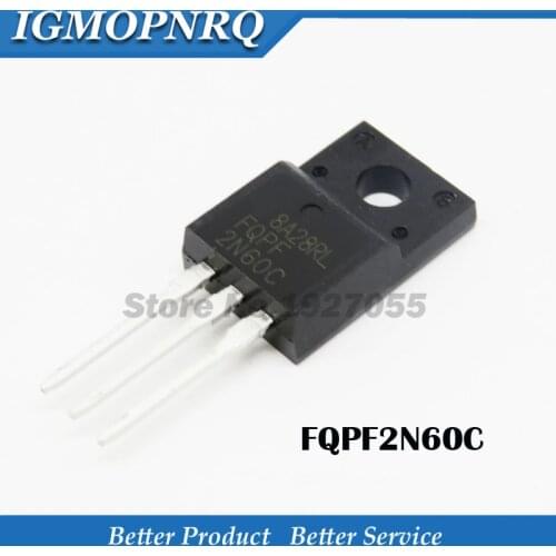10pcs/lot FQPF6N60C 6N60C 6N60 MOSFET 600V 6A N-Channel transistor TO-220F new