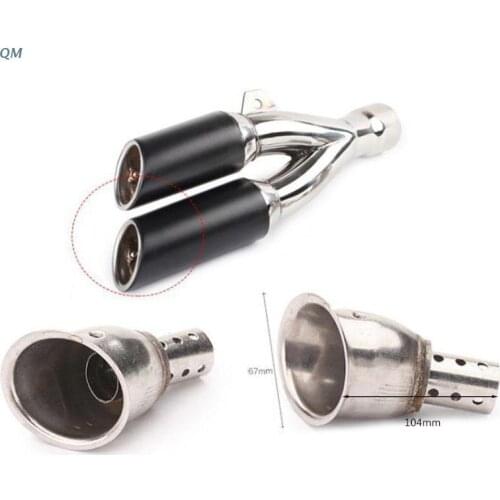 13MF Universal Front Mid End Catalyst DB Killer for Motorcycle Exhaust Muffler Silencer Noise Sound Eliminator