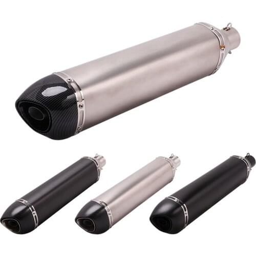 560mm Long Exhaust Tip Muffler Vent Pipe Slip on Modified Motorcycle ATV 51mm