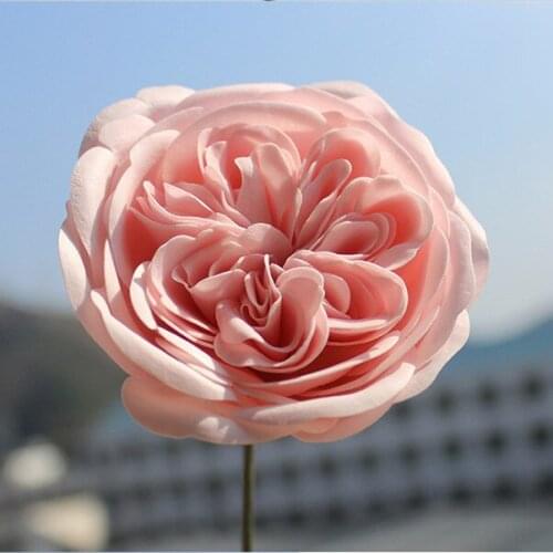 8.5CM/2pcs,Artificial Soap Austin roses Flower head,Simulation Scented eternal rose head for DIY Wedding flower box decoration