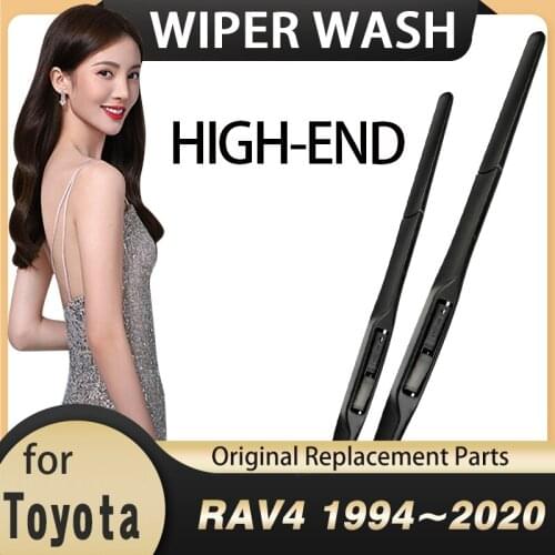 Car Wipers Blade for Toyota RAV4 1994~2020 XA10 XA20 XA30 XA40 XA50 RAV 4 2000 2006 2012 2013 2018 Accessories Windshield Wipers