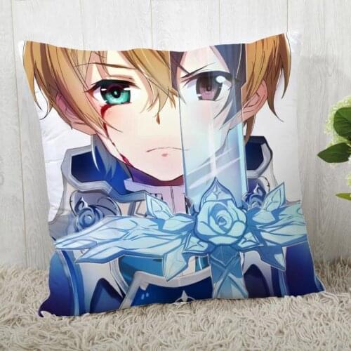 Sword Art Online Pillow Cover Customize Pillow Case Modern Home Decorative Pillowcase For Living Room 45X45cm A19.12.13