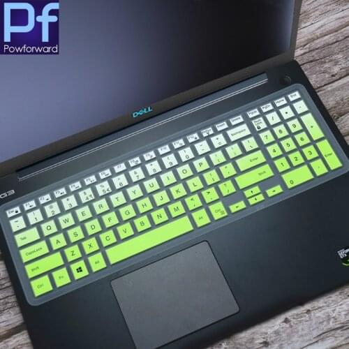 For 15.6" Dell Latitude 15 3500 3550 3560 3570 3580 3590 15 inch Silicone laptop keyboard cover Protector