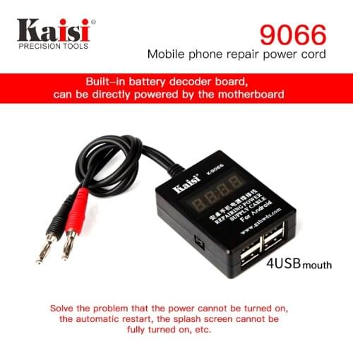 For Samsung Huawei Xiaomi OPPO VIVO Boot Line Phone Power ON/OFF DC Power Supply Current Testing Cable With iPhone Power Cable