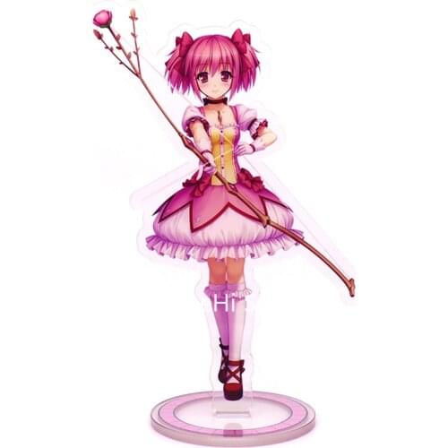 Anime Puella Magi Madoka Magica Action Figure Cosplay Toys Miki Sayaka Akemi Homura Tomoe Mami Acrylic Figures Stand Model Dolls