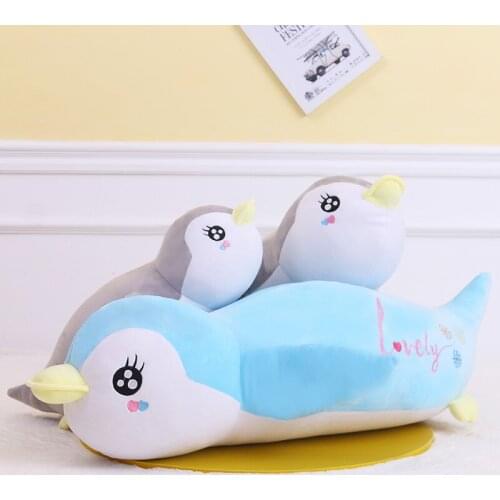 Hot Huggable Plush Stuffed Toys For Kids Super Soft Sea Animal Pillow Cute Penguin Doll Girls Toy Cushion Birthday Gift