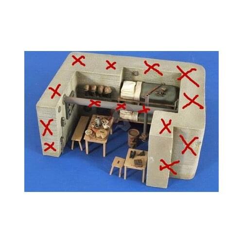1/35 Scale Models Resin Miniature Family Scene Unpainted Model Kit Diorama Handmade DIY Fun Gift