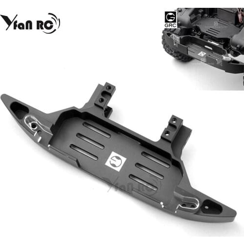 1 pcs GRC metal front bumper base for 1/10 RC tracker car traxxas TRX4 G500 TRX6 G63 front anti-collision front bumper car RC