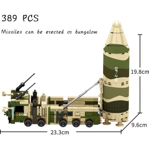 Military anti-ship missile vehicle launcher model building blocks puzzle assembly children toy gift