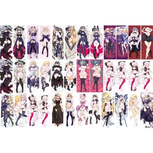 Japanese Anime Fate Grand Order Jeanne d'Arc Sexy Dakimakura throw pillow cover case travel hugging Body pillowcase