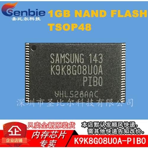 New10piece K9K8G08UOA-PIBO K9K8G08U0A-PIB0 TSOP48 Memory IC