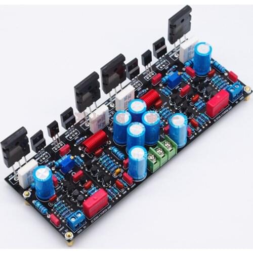 2*100W Stereo Audio Amplifier Board Symasym5-3 Discrete Component Power Amplifier Class AB