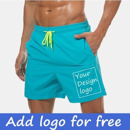 Beach Sports Men Board Shorts Summer Swim Surf Shorts Quick Dry VIP Customize Logo Brand Or DIY Design Wholesale Dropshipping