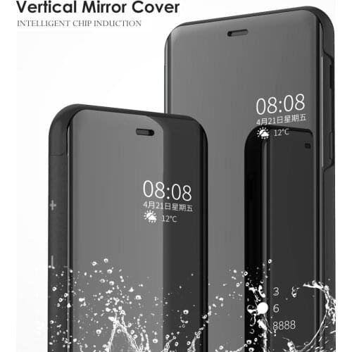 Smart Mirror Flip Cover For Huawei Y9 2019 Phone Case For Huawei Y92019 JKM-LX1 JKM-LX2 JKM-LX3 JKM LX1 LX2 LX3 Coque Capa
