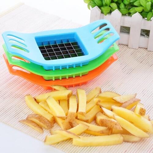 1PC Potato Cutting Device Cut Fries Kit French Fry Yarn Cutter Set Potato Carrot Vegetable Slicer Chopper Kitchen Accessories