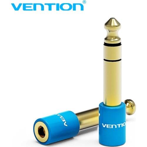 Vention 6.5mm 1/4" Male Jack to 3.5mm 1/8" Female Jack Stereo Headphone Headset Audio Adapter Plug For Microphone AUX
