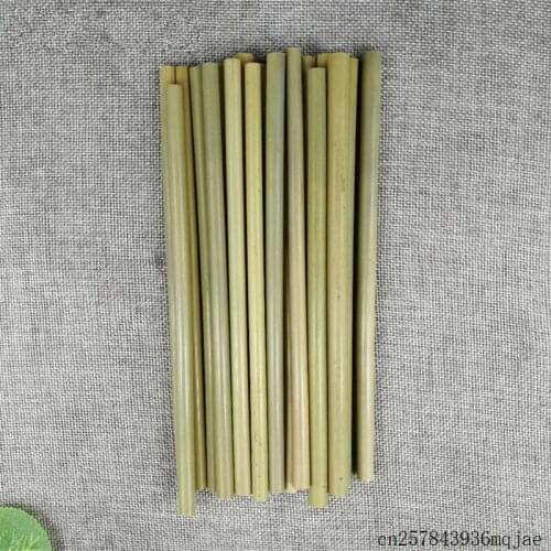200pcs Bamboo Drinking Straws Wood Straws for Party Birthday Wedding Biodegradable Kitchen Bar Tools