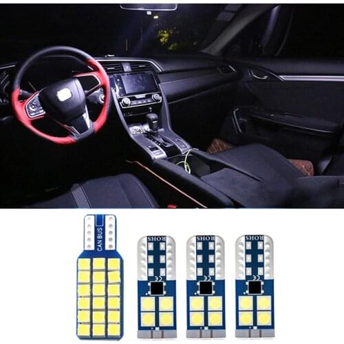 4pcs Car LED Bulb Interior Kit Dome Reading Lamps Trunk Light For Honda Civic 10 2014 2015 2016 2017 2018 2019 2020 Accessory