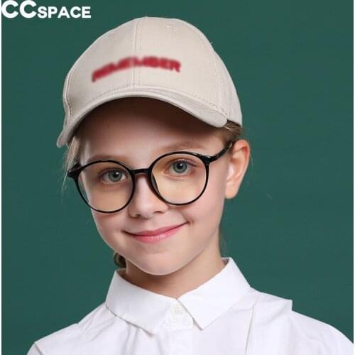 49509 Kids Glasses Frames Anti Blue Silicone Soft Ultralight Round Optical Fashion Computer Glasses