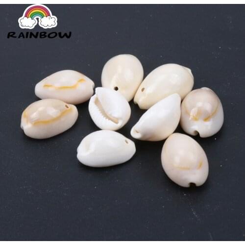 Natural White Shell Beads For Decoration Women Jewelry Bracelet Necklace Earring Making DIY Gift For Friends 50pcs