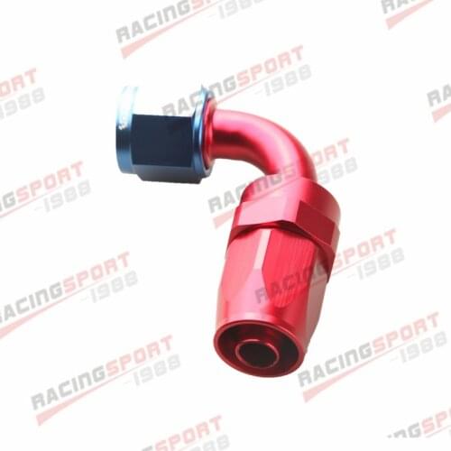 -8 AN AN8 90 DEGREE SWIVEL OIL FUEL LINE HOSE END FITTING ADAPTOR SHD-90D-8