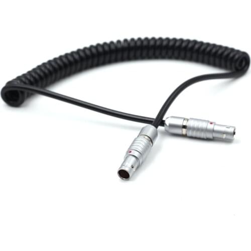 Alexa 12V Cable power Teradek 0B 2pin to 0B 2pin Coiled power cable