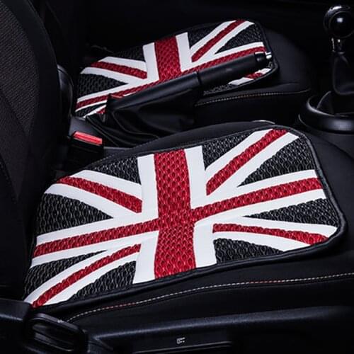 Car ice silk leather cushion Seat Breathable Pad For BMW MINI ONE COOPER S F55 F56 F60 R55 R56 R6 JCW Car decoration Accessories