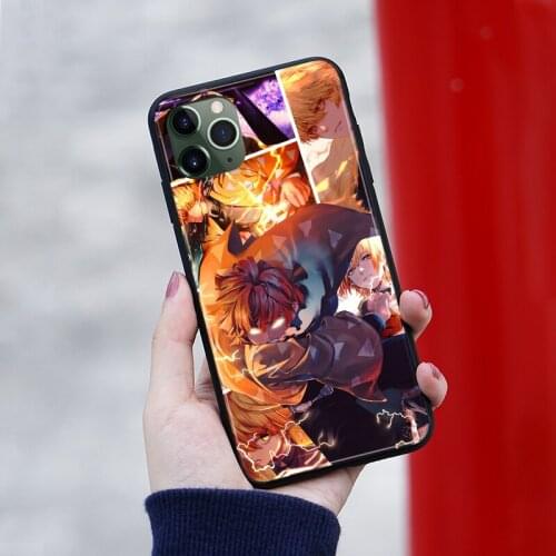 Zenitsu thunderclap and flash Phone case cover shell For iPhone SE 6s 7 8 Plus X XR XS 11 Pro Max Samsung S Note 20 Plus ultra