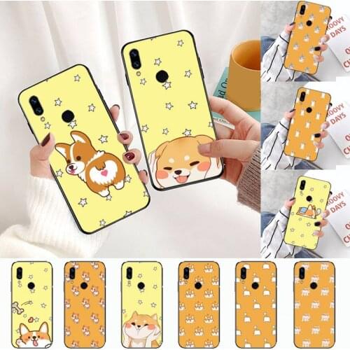 Shiba Inu Dog Corgi Phone Case For Xiaomi Redmi Note 4 4x 5 6 7 8 pro S2 PLUS 6A PRO