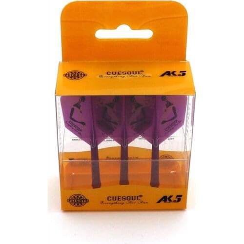 CUESOUL 3pcs Dart Flights With Shafts Together Integrated Feather 2BA Soft In-one Durable Anti-fall Dart Accessories