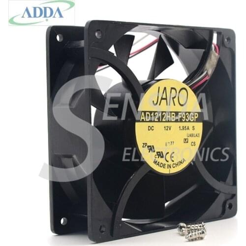 FOR ADDA JARO AD1212HB-F93GP 12038 12CM 12V 1.95A server inverter case axial blower cooling fans