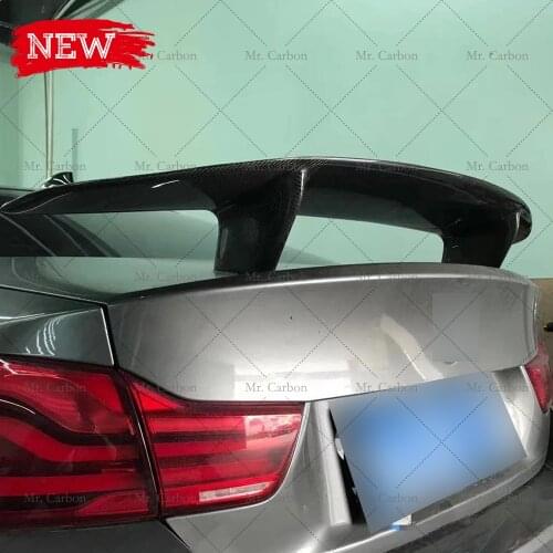 FOR BMW F80 M3 F82 M4 F87 M2 PSM STYLE CARBON FIBER REAR SPOILER TRIM BODY KIT TUNING FOR M3 M4 CARBON GT WING LIP RACING
