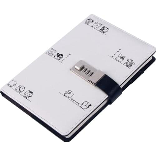 A5 Diary with Lock Planner Refill Journal Traveler Agenda Agenda Password Book